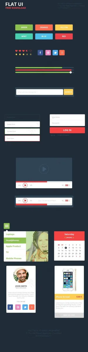 平面UI设计源文件素材