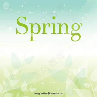 模糊风格的春天背景