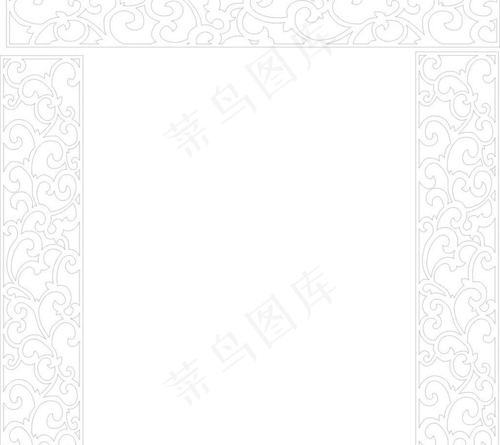 欧式花格藤蔓图片