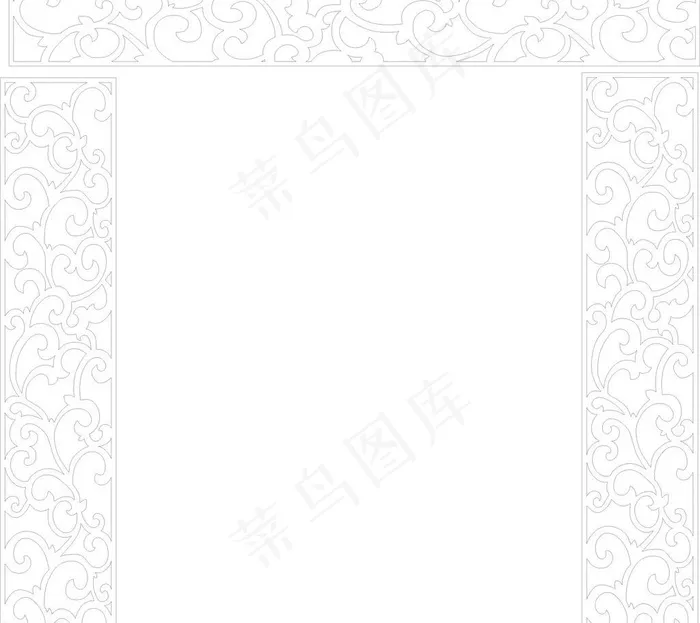 欧式花格藤蔓图片