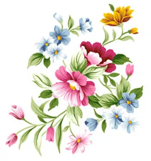 水彩花卉图案装饰艺术