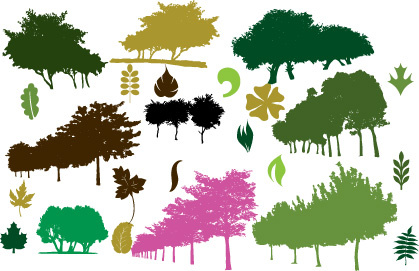 植物树木矢量图