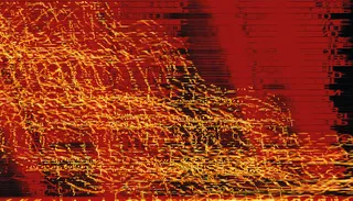 霓虹黄色字母背景