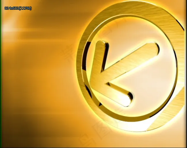 黄色箭头动态视频特效素材