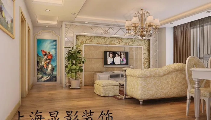 欧式客厅效果图图片