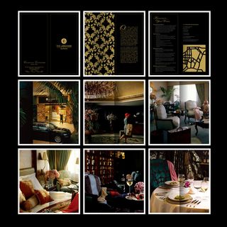 欧式风格酒店手册画册设计模板