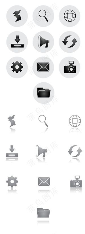 网页图标素材psd网页素材