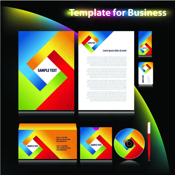 VI设计eps,ai矢量模版下载