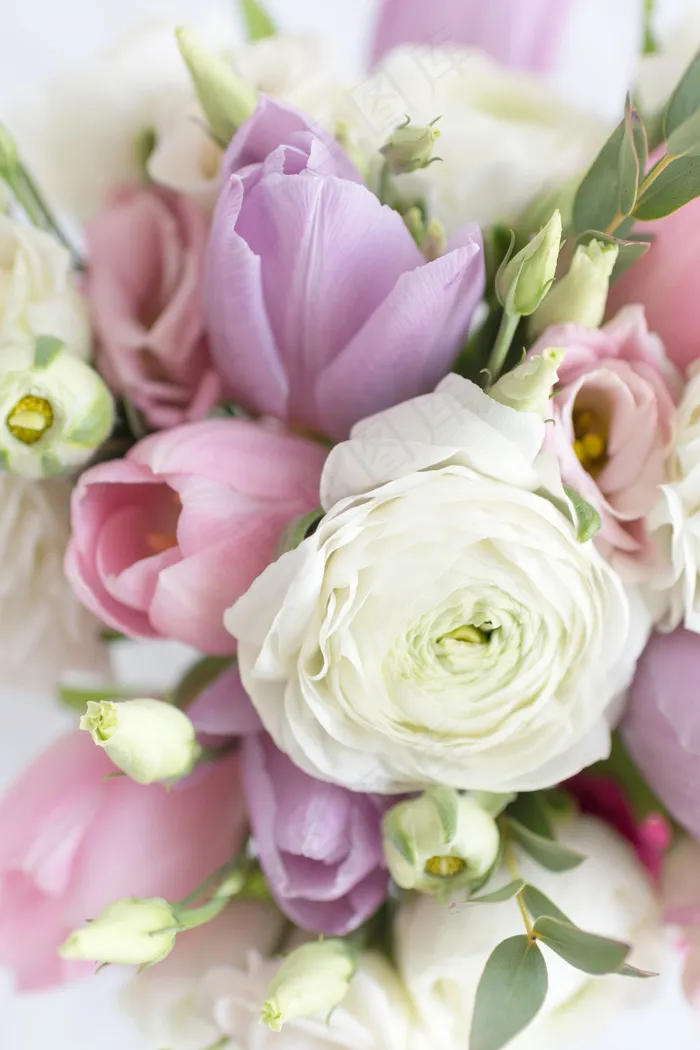 简约小清新文艺风插花静物摆拍背景