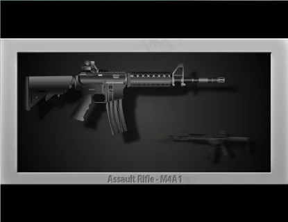 M4A1开枪子弹发射flash