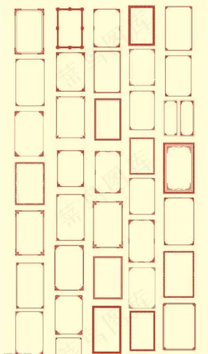 矢量边框图片