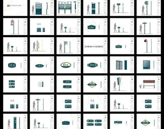 金鹰海景导视系统 标识系统图片