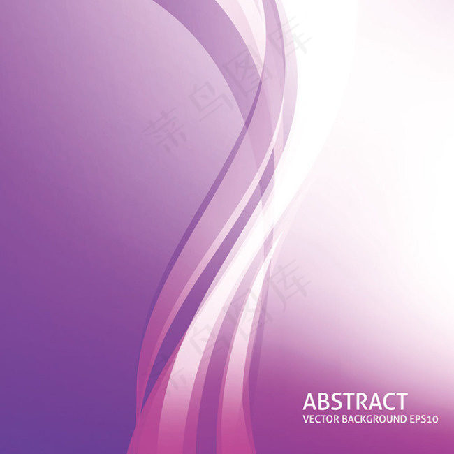 时尚梦幻紫色背景矢量素材