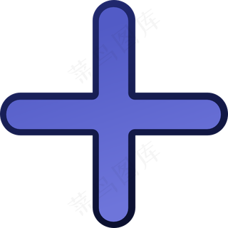 添加蓝色剪贴画