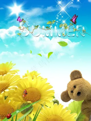 夏季海报图片