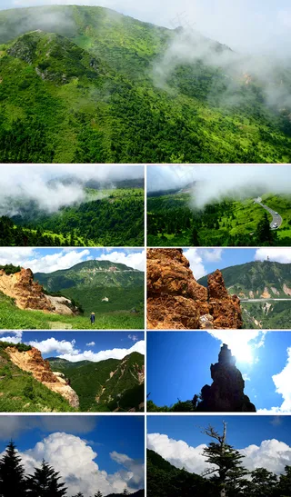 夏天的山田峠和万座峠摄影实拍