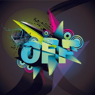 OFF字体设计矢量图下载