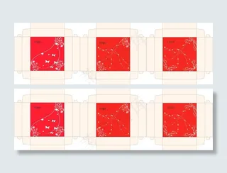 包装盒模版图片