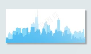 城市建筑剪影