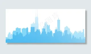 城市建筑剪影
