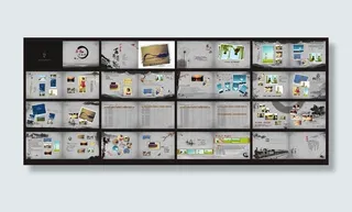 中国风毕业纪念册模板矢量素材