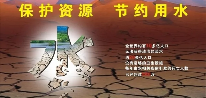 保护资源 节约用水图片cdr矢量模版下载