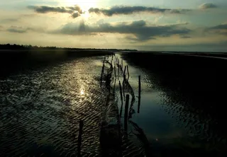 海边的晚霞图片