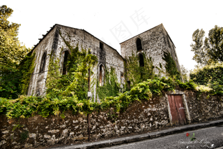 大气城堡建筑免扣分层大图