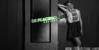 滚动的时尚前卫风格的图片展示AE模...