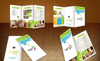 涂料 壁纸 三折页图片