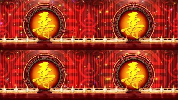 寿庆寿典祝寿动态视频片头片尾素材