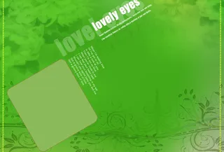 青涩少女个人写真模板图片