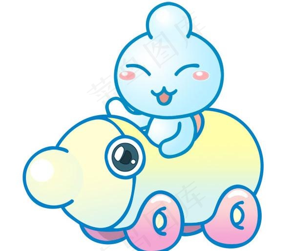 可爱奶瓶仔 源文件图片