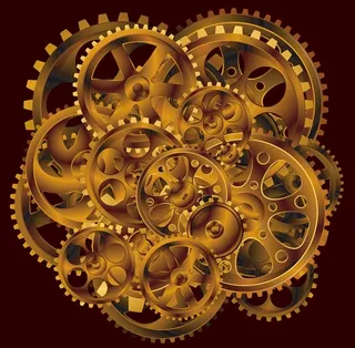 矢量抽象工业齿轮设计