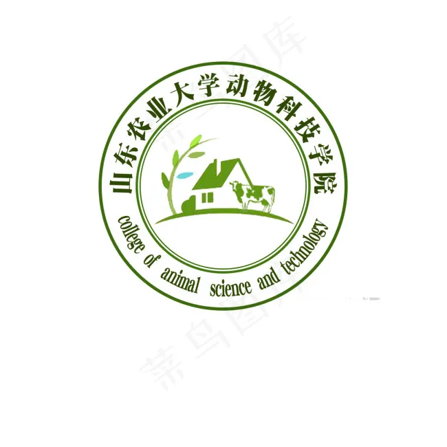 微信标志 学校校徽 院徽psd模版下载