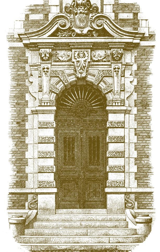 手绘欧式建筑图片