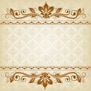 花纹边框素材菜单背景