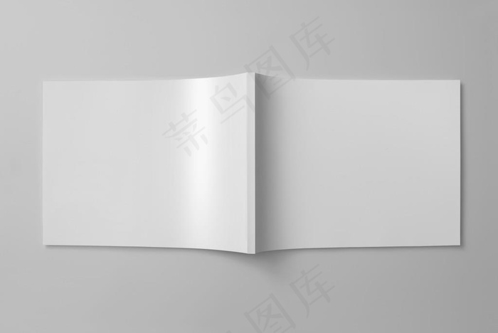胶装长方型画册样机