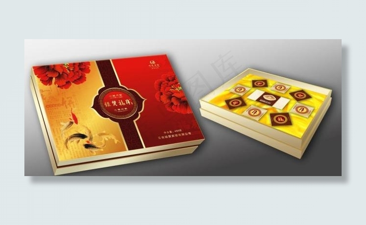 月饼包装图片模板下载