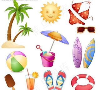 海边旅游设计图片