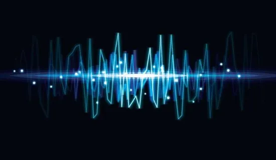 动感音频波光矢量素材三