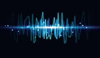 动感音频波光矢量素材三