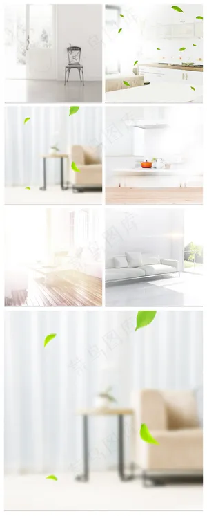 简约家居品类主图背景