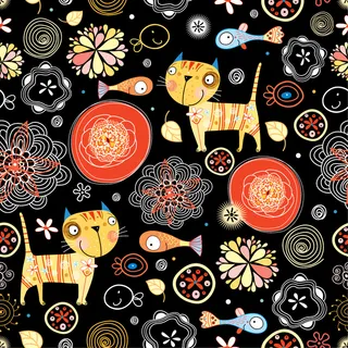 矢量卡通动物图片素材背景