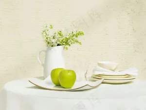 8套淡雅清新植物PPT模板预览图