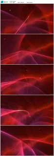 红色粒子LED视频素材