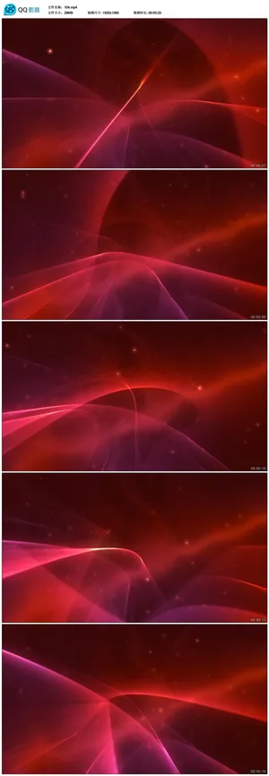 红色粒子LED视频素材