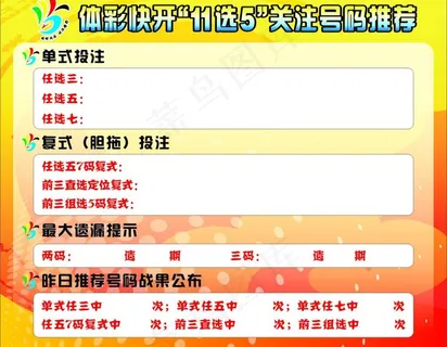 体育彩票 11选5推荐图片
