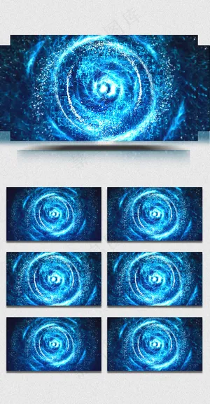 2018星空粒子视频素材