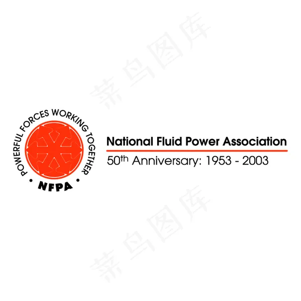 美国消防协会第五十周年0eps,ai矢量模版下载